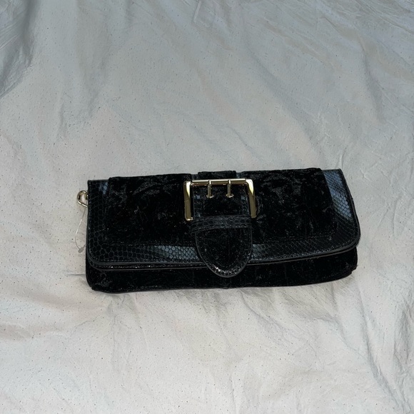 Black velvet purse for sale - Picture 1 of 3